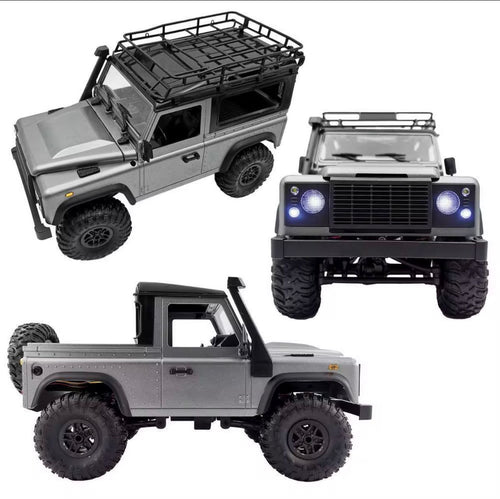 Camioneta RC Defender Pick-Up Edition - Plata Metálico (High Performance)