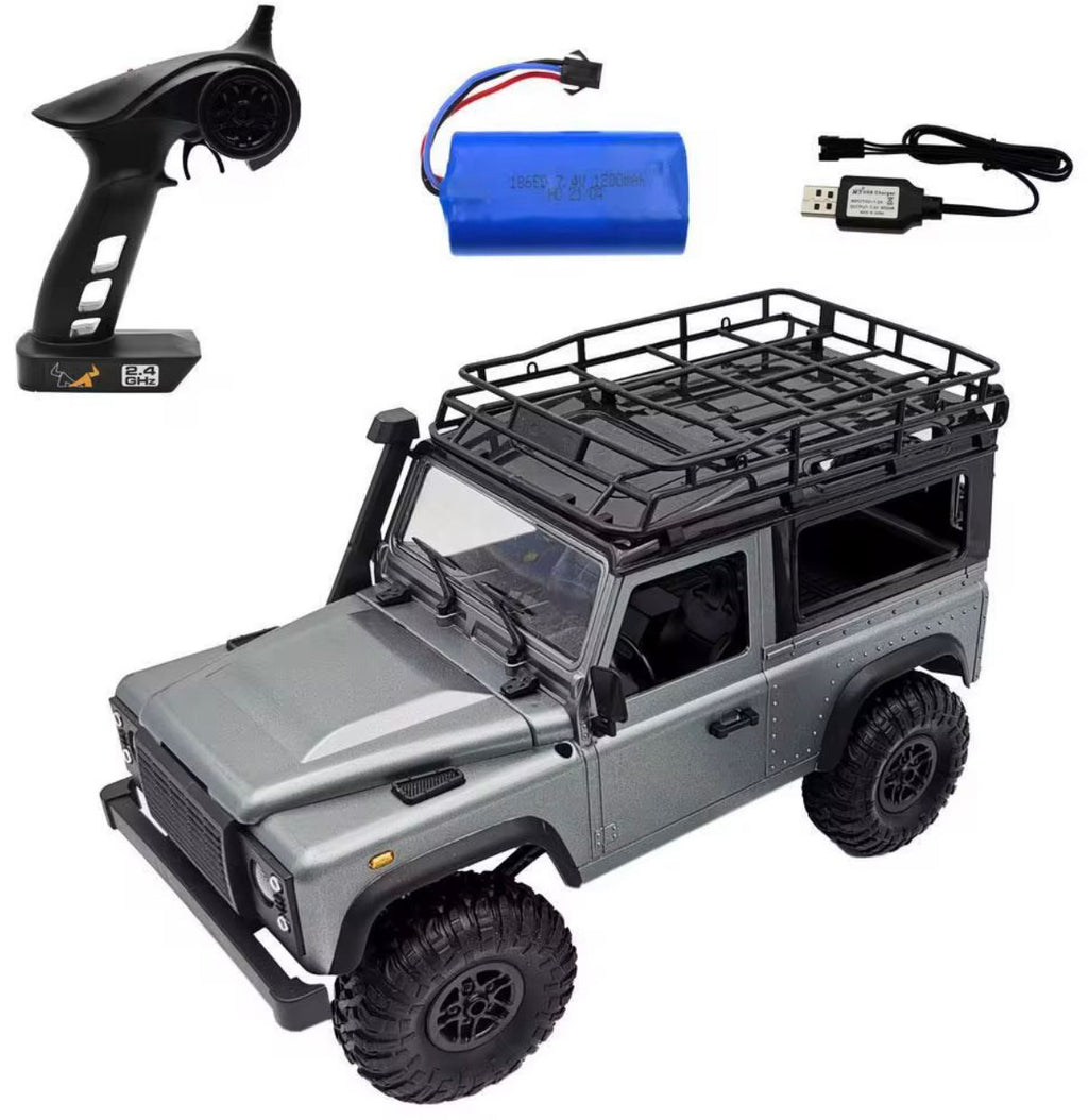 Camioneta RC Defender Pick-Up Edition - Plata Metálico (High Performance)