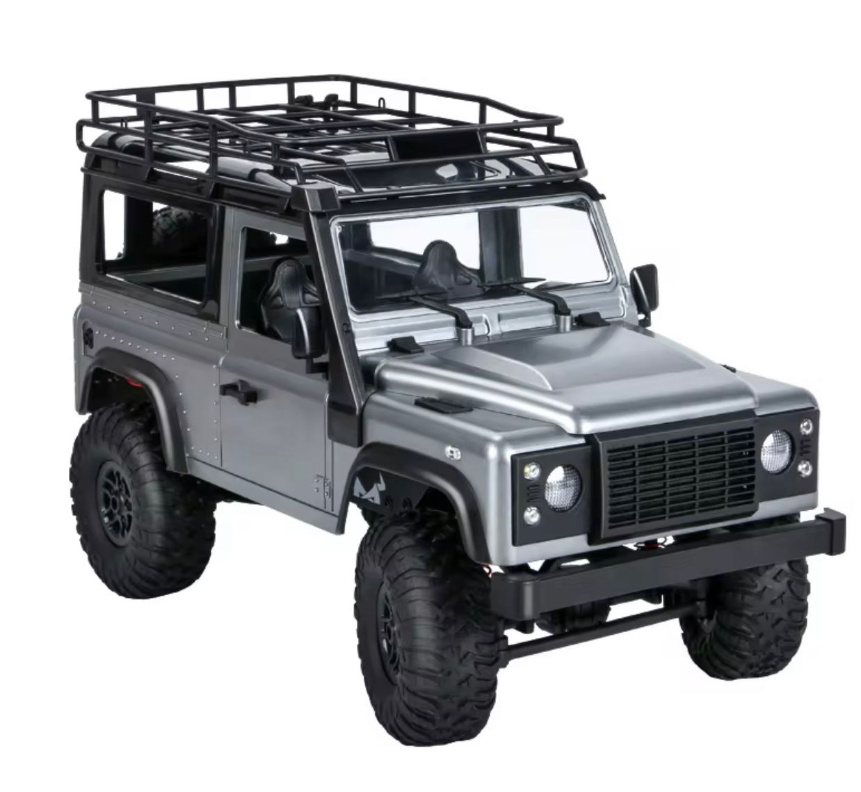 Camioneta RC Defender Pick-Up Edition - Plata Metálico (High Performance)