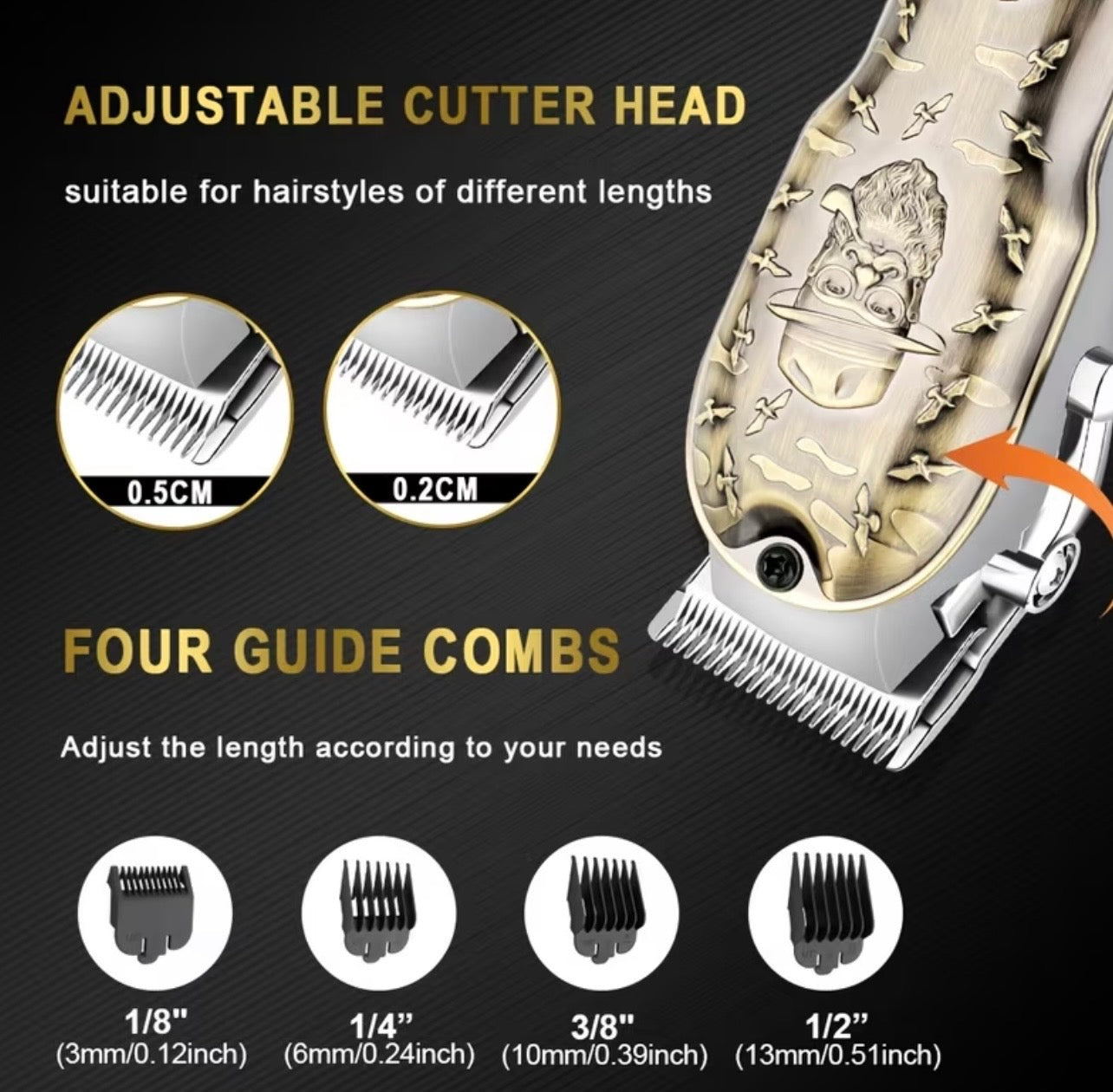 Set de Corte Premium 2 en 1 – Precisión, Potencia y Estilo Profesional