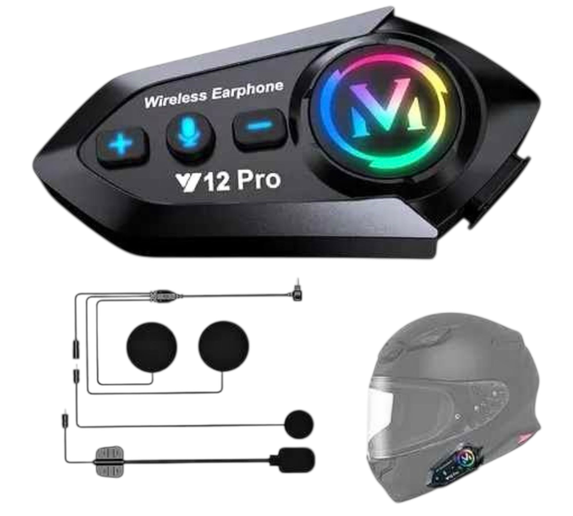 Intercomunicador Bluetooth para Casco Y12 Pro