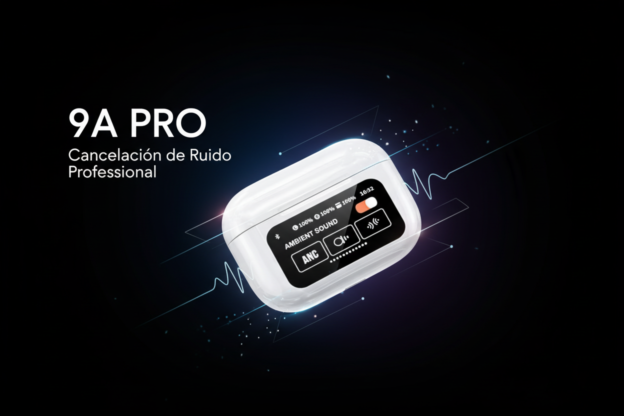 Banner Audífonos 9A Pro con imagen original